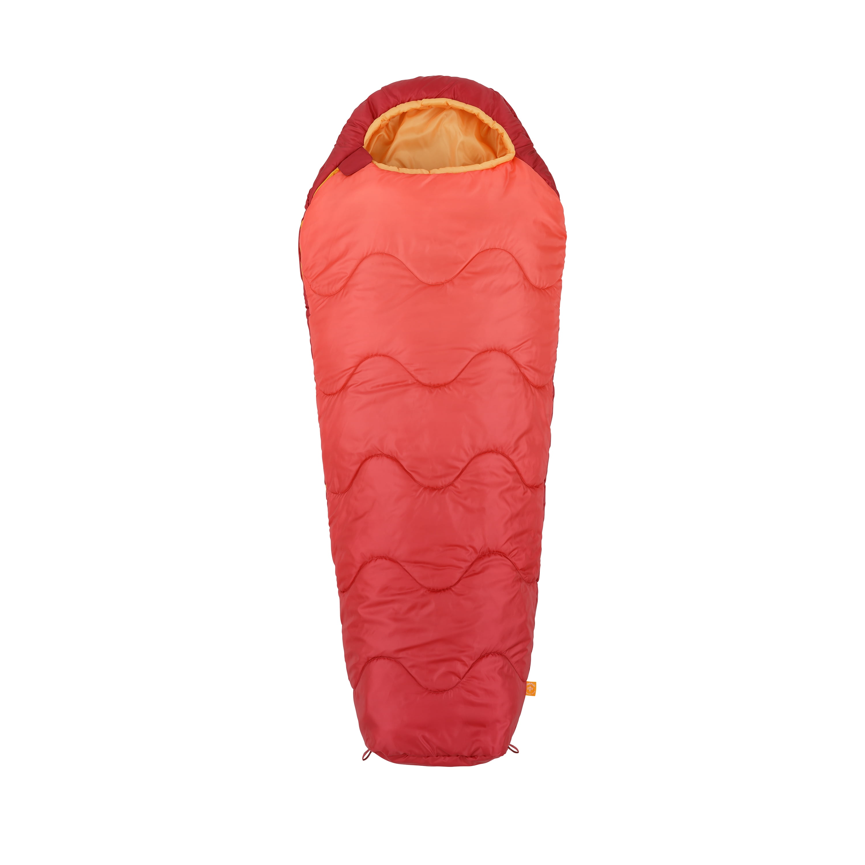 Firefly! Outdoor Gear Kid's Mummy Sleeping Bag – Red/Orange (youth size 70  in. x 30 in.)