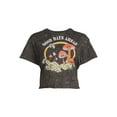 thumbnail image 5 of No Boundaries Juniors' Washed Graphic Print Tee, 5 of 5