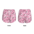 thumbnail image 5 of Vsdgher Cartoon Poodle Dog Print Women's Running Double Layer Shorts High Waisted with Pockets Elastic Yoga Workout Athletic Gym Sports, 5 of 8