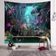 thumbnail image 2 of Tapiz psicodélico Tríptico colgante Bosque Setas coloridas, Tela estampada rectangular Art Deco Sala de estar Dormitorio (150x200cm) Zefei Wu  9024735029502, 2 of 4