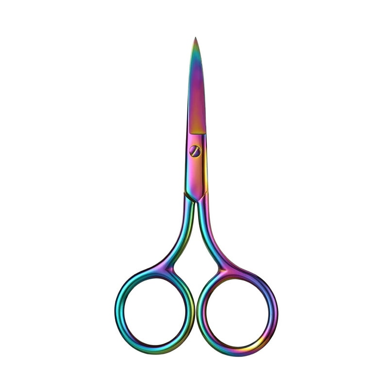 Hair Grooming Beauty Scissors - Cosmetic Cutting Shears for Men, Women -  Trimming Beard, Nose Hair