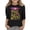 Black, variant on Hiijoy Toddler Girls Graduation T-Shirt Children's 3/4 Sleeve Crew Neck T Shirt, Sizes 3-13