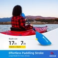 thumbnail image 4 of AbahubFit Kayak Paddle 86in/218cm (2-Piece), Lightweight&Floatable Aluminum Shaft for Kayaking Canoeing Boating, 4 of 6