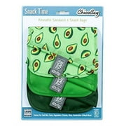 ChicoBag  Snack Time Poly Avocado Reusable Snack Bags - 3 Count