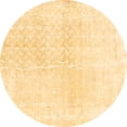 thumbnail image 1 of Ahgly Company Indoor Round Persian Brown Traditional Area Rugs, 4' Round, 1 of 4