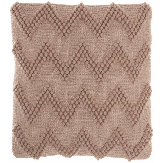 homeroots Décor 386013 Rose Rose Détail Chevron Jeter Oreiller