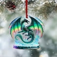 thumbnail image 6 of Usloyux Under $5 2D Acrylic Christmas Pendants Set, Flat Hanging Ornaments for Tree Decoration, Holiday Seasonal Decorative Items for Home Office Display, 6 of 7