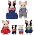 thumbnail image 4 of Figuras de anime de Sylvanian Families, impermeable kawaii, juego de cascabeles para bebés, gatos, compañeros de juegos para guardería, muñecos para bebés, juguetes de regalo para niños, adornos para, 4 of 5