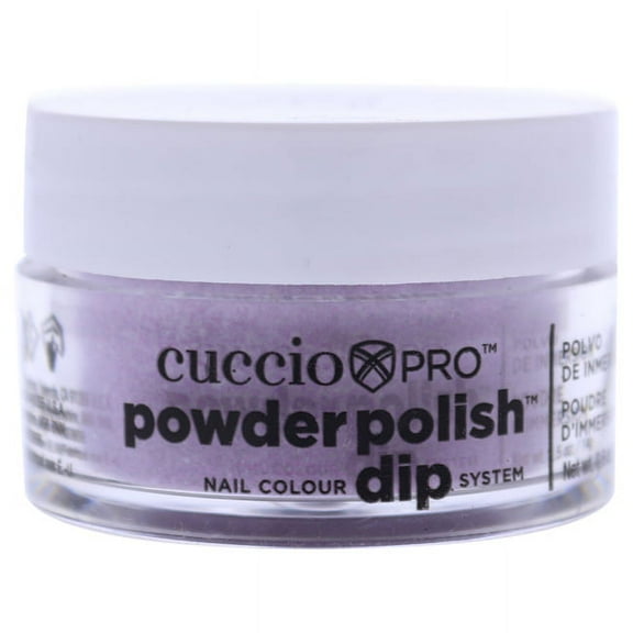 Pro Powder Polish Nail Colour Dip System - Fuchsia Pink Glitter by Cuccio for Women - 0.5 oz Nail Powder