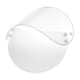 thumbnail image 2 of Sombrero impermeable, gorro desmontable, impermeable, protector, impermeable, transparente. Blanco, 2 of 9