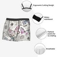 thumbnail image 6 of Kll Vintage Butterflies Men'S Cotton Boxer Briefs Underwear-Small, 6 of 9