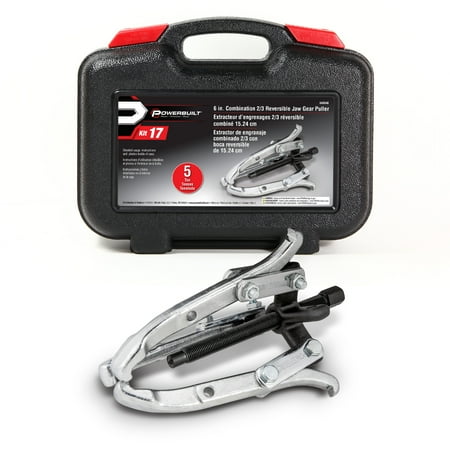 Powerbuilt 6 Inch Combination 2/3 Reversible Jaw Gear Puller - 648648