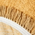 thumbnail image 5 of Safavieh Easy Care Willard Solid Cotton Machine Washable Area Rug, Yellow/Ivory, 5' x 5' Round, 5 of 9