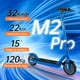 thumbnail image 2 of Scooter Eléctrico Honey whale M2 Pro V2 Azul, 2 of 6