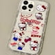 thumbnail image 3 of Sanrio funda transparente Hello Kitty para Xiaomi Redmi Note 12 Pro Plus Turbo 12S 11 11S 10 10S 9 9S 9T 8 12C 10C 10X 9A, 3 of 5