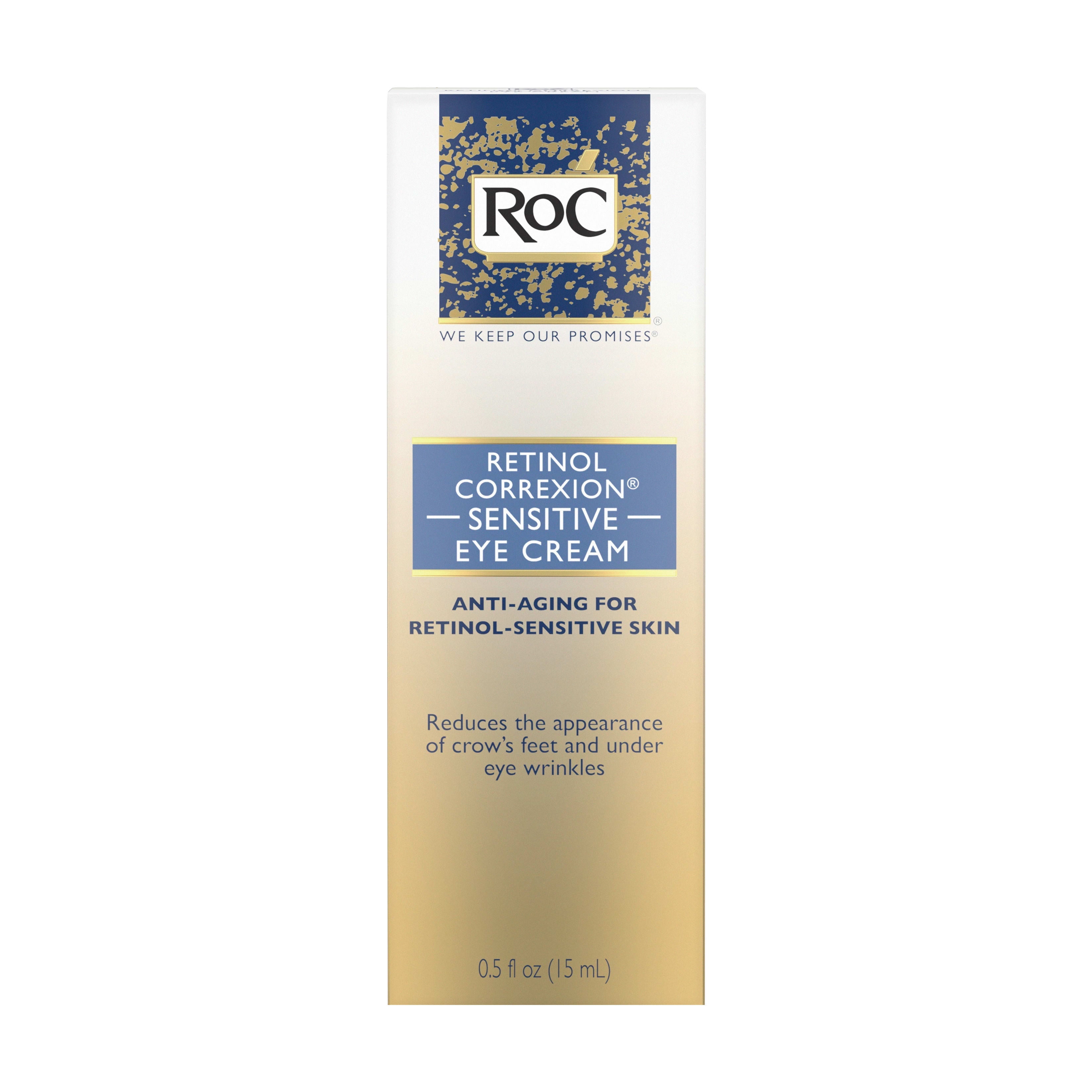 RoC Retinol Correxion Anti-Aging Sensitive Skin Eye Cream,.5 fl. oz - Walmart.com
