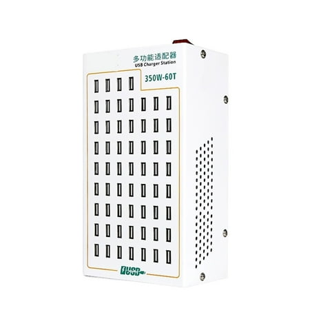60T-350W Multifunction Adapter 60 Port USB Interface Power Supply Intelligent Fast Current Charging USB Charger Quick Charge