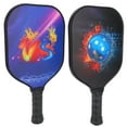 thumbnail image 2 of Raqueta Pickleball fibra de vidrio Pickleball Paddle 2PCS cómoda con 4 bolas para ejercicio ANGGREK Otros, 2 of 8