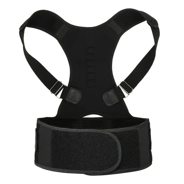 Corrector de postura unisex para adultos y niños, cinturón de soporte de hombro ajustable (XL)