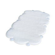 SlipX Solutions 17" x 29" Cloud Shaped Bath Mat