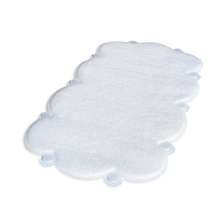 SlipX Solutions 17" x 29" Cloud Shaped Bath Mat