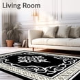 thumbnail image 2 of ODIKA 5x7 Machine Washable Non-Slip Area Rug, Classic Motif Low Pile Entry Ultra Soft Rug, None, 554178, 2 of 7