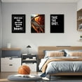 thumbnail image 2 of d Basketball Posters Wall Art Set of 3 - Inspirational Sport Theme Print Canvas Wall Decor Black White Basketball Motivational Quotes Painting Picture Artwork for Teen Boys Room Decor 16×24 In, 2 of 7
