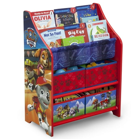 Nick Jr. PAW Patrol Book and Toy Organizer by Delta (Best Toy Organizer For Toddlers)