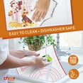 thumbnail image 4 of Cheer Collection Dough Pastry Baking Mat, 16" x 24", 4 of 5