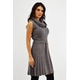 thumbnail image 2 of Vestido tejido cuello cascada Roman Fashion Juvenil 32162 Gris XCH, 2 of 6