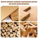 thumbnail image 3 of Muyoka Cortador de madera cilíndrico, rebabas rotativas de acero de alto carbono, cabeza de molienda resistente y afilada Muyoka Hogar, 3 of 7
