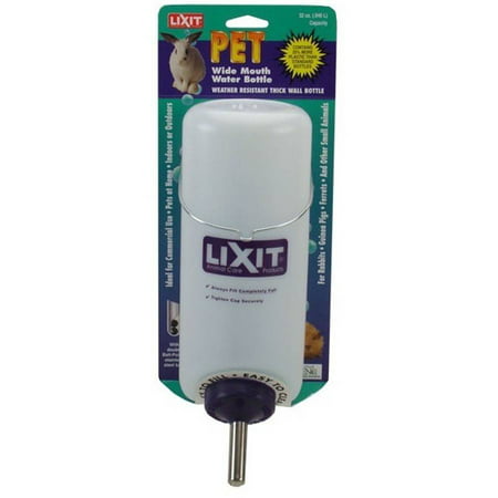 Lixit Pet Wide Mouth Water Bottle, 32 oz