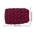 thumbnail image 5 of 4 Pairs Womens Boot Socks Winter Warm Crochet Knitted Boot Cuffs Topper Socks Short Leg Warmers Gifts, 5 of 5