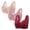 Pink, variant on Front Closure Bras for Women Bralettes for Women Plus Size 3-Pack Push up Bralettes Wireless Plunging Leisure Full Coverage Bralette Solid Embroidered Underwear for Ladies Swim XXXL Beige