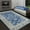 Space Blue, variant on Allstar 5x7 Traditional Accent Rug in Royal Blue with Gainsboro Grey Turkish Oushak design (4' 11" x 6' 11")