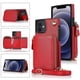 thumbnail image 1 of Funda tipo cartera para iPhone 12 con tarjetero y correa para el hombro para mujer, 1 of 5