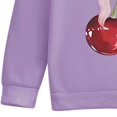 thumbnail image 5 of Tdoqot Toddler Girls Outfit Sets- Long Sleeve Casual Cotton Cute Hoodie and Flare Jeans Kids Spring Clothes Purple Size 5 T, 5 of 6