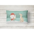 thumbnail image 2 of Brindle Greyhound Snowman Christmas, 2 of 3