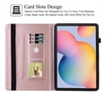 thumbnail image 4 of Artyond Case for Galaxy Tab S6 Lite 10.4 inch 2022/2020, PU Leather Card Slots with Auto Wake/Sleep Case for Samsung Galaxy Tab S6 Lite 10.4 inch 2022/2020 Model (SM-P610/P613/P615/P619), Rosegold, 4 of 8