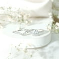 thumbnail image 4 of Rosec Jewels Lab Grown Diamond Designer Engagement Ring with Wedding Band Set - EF-VS Quality, 925 Sterling Silver, US 6.50, 4 of 8