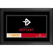 Toronto Defiant Framed 10" x 18" Overwatch League Team Logo Panoramic Collage