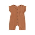 thumbnail image 1 of ZAXARRA Combinaison pour Bébés Garçons, Sans Manches, Col Rond, Fermeture à Boutons, Vêtements d'Été pour Usage Quotidien, 1 of 6