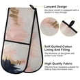 thumbnail image 2 of Yayeee Double Oven Mitt Kitchen Heat Resistant Baking 35" x7" Quilted Glove, Abstract Landscape, 2 of 6