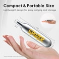 thumbnail image 6 of Spozer 12 Gram CO2 Bottles, 25 Count, for Use with Paintball, Air Rifles, Color Silver. Net Content 25, 6 of 6