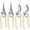2A+2B, variant on Hoof Trimmer Shears for Sheep and Goats, Stainless Steel Blade with Groove Design, 7.48x4.33 inch