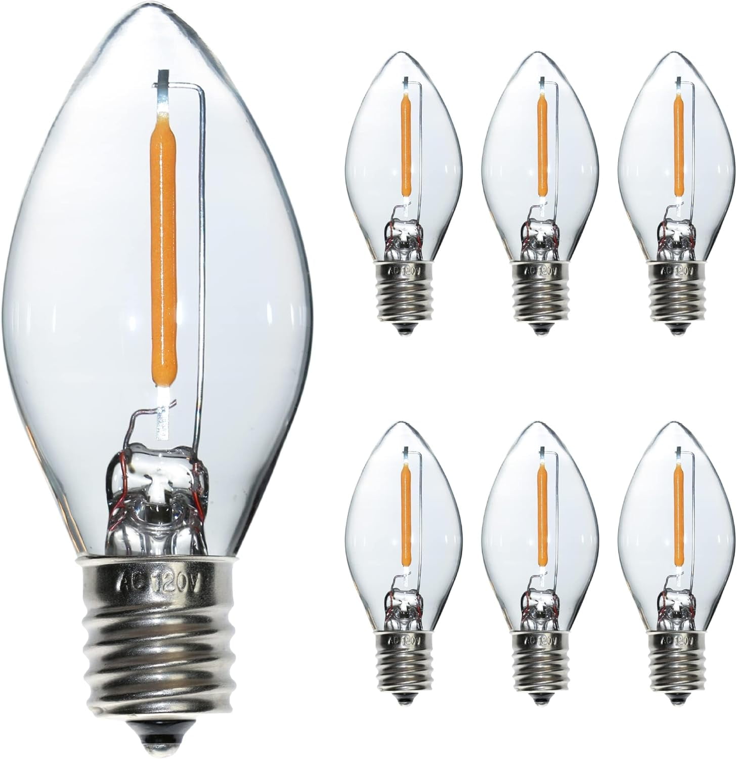 Northern Sky Indoor Multicolor LED Edison Light Bulb, Diamond