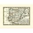 thumbnail image 2 of Gibson 18x14 Gold Ornate Wood Framed with Double Matting Museum Art Print Titled - Spain Portugal - Gibson 1758, 2 of 4