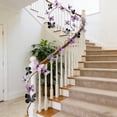 thumbnail image 6 of Artificial Garland Butterfly Vine 37 Inches Removable Decoration for Wall Balcony Wedding Spring Party Room Decor(D), 6 of 6