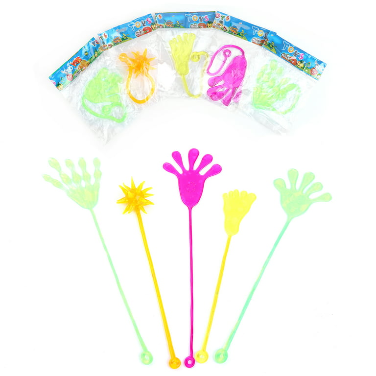 40 Pcs Sticky Hands For Kids Stretchy Treasure Box Toy Classroom