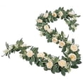thumbnail image 2 of 2 Artificial Flower Garland Decorations Plastic Artificial Flowers for Wedding Decoration Photo Booth Backdrop, 2 of 6